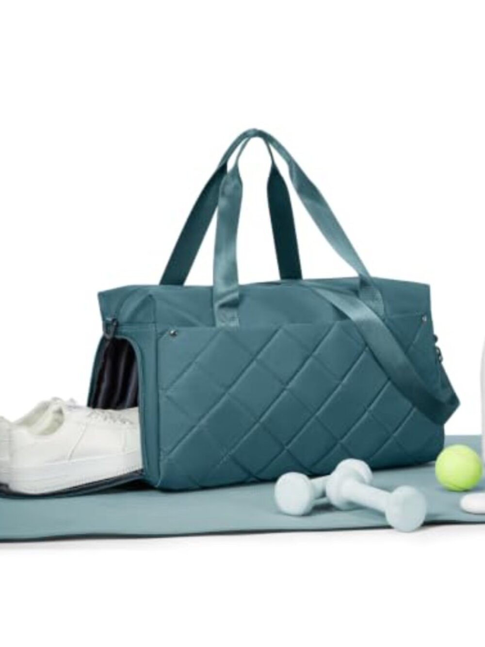 Large Capacity Gym Bag with Shoe Compartment Waterproof Travel Duffel